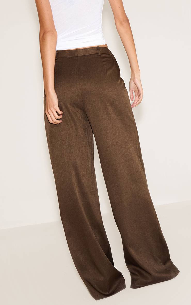 Kaki Pantalon Tissé À Nouer Sur Le Devant