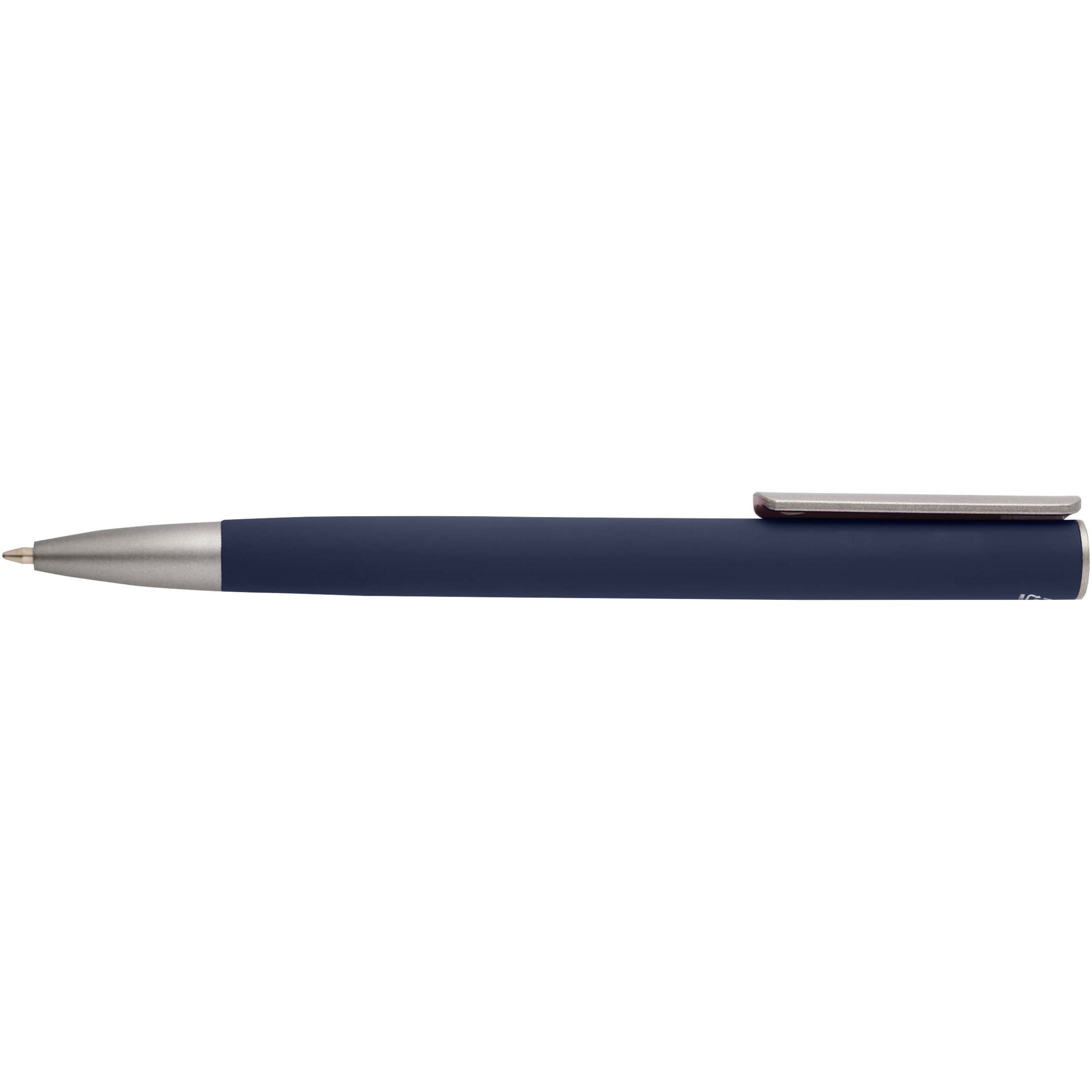 PF Concept 107971 - Stylo bille Ziguur en aluminium recyclé (encre bleue)