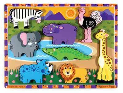 Melissa & Doug Puslespill Zoo 8 Brikker