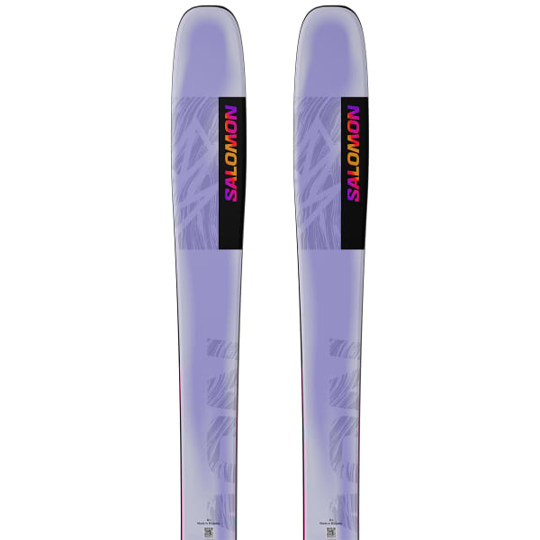 Ski SALOMON QST LUMEN 98 LILAC BREEZE/RHODAMINE RED/SAFFRON