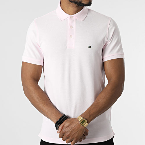 Polo Manches Courtes 1985 Slim 7771 Rose