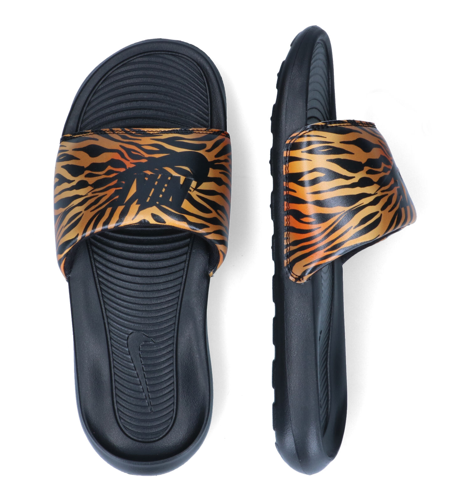 Badslippers zwart