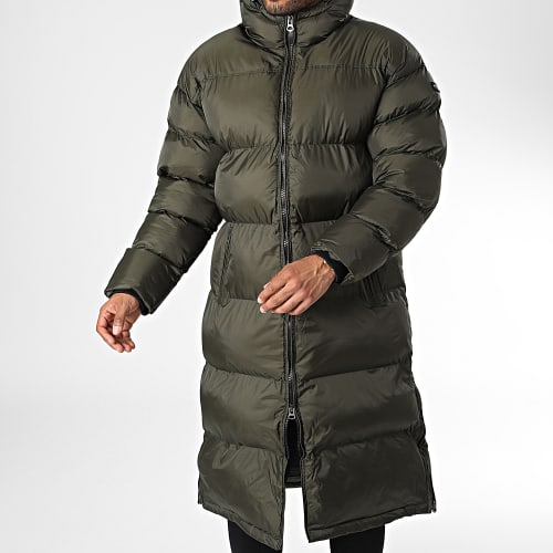 Doudoune Longue A Capuche 2190Max Vert Kaki