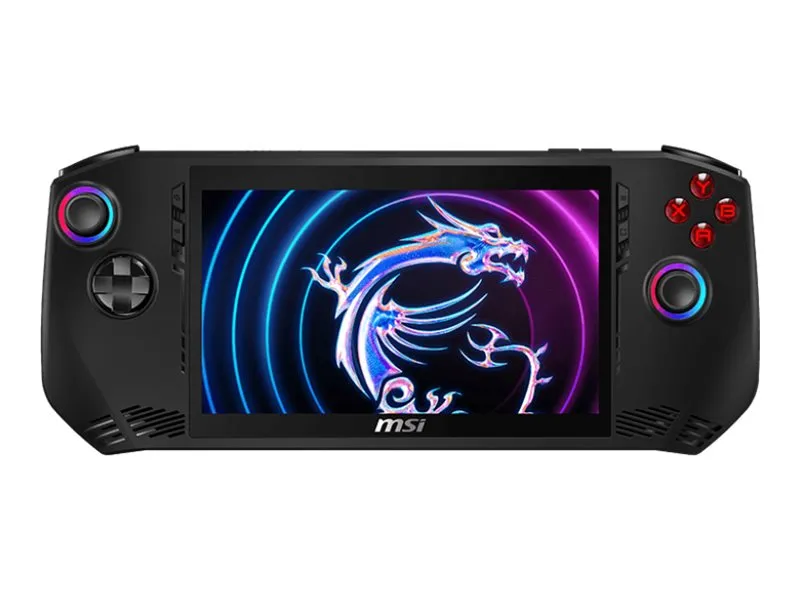 MSI Claw A1M-059 håndholdt spillekonsol, Core Ultra 7 155H, 120Hz, 16GB RAM, 1TB SSD - sort