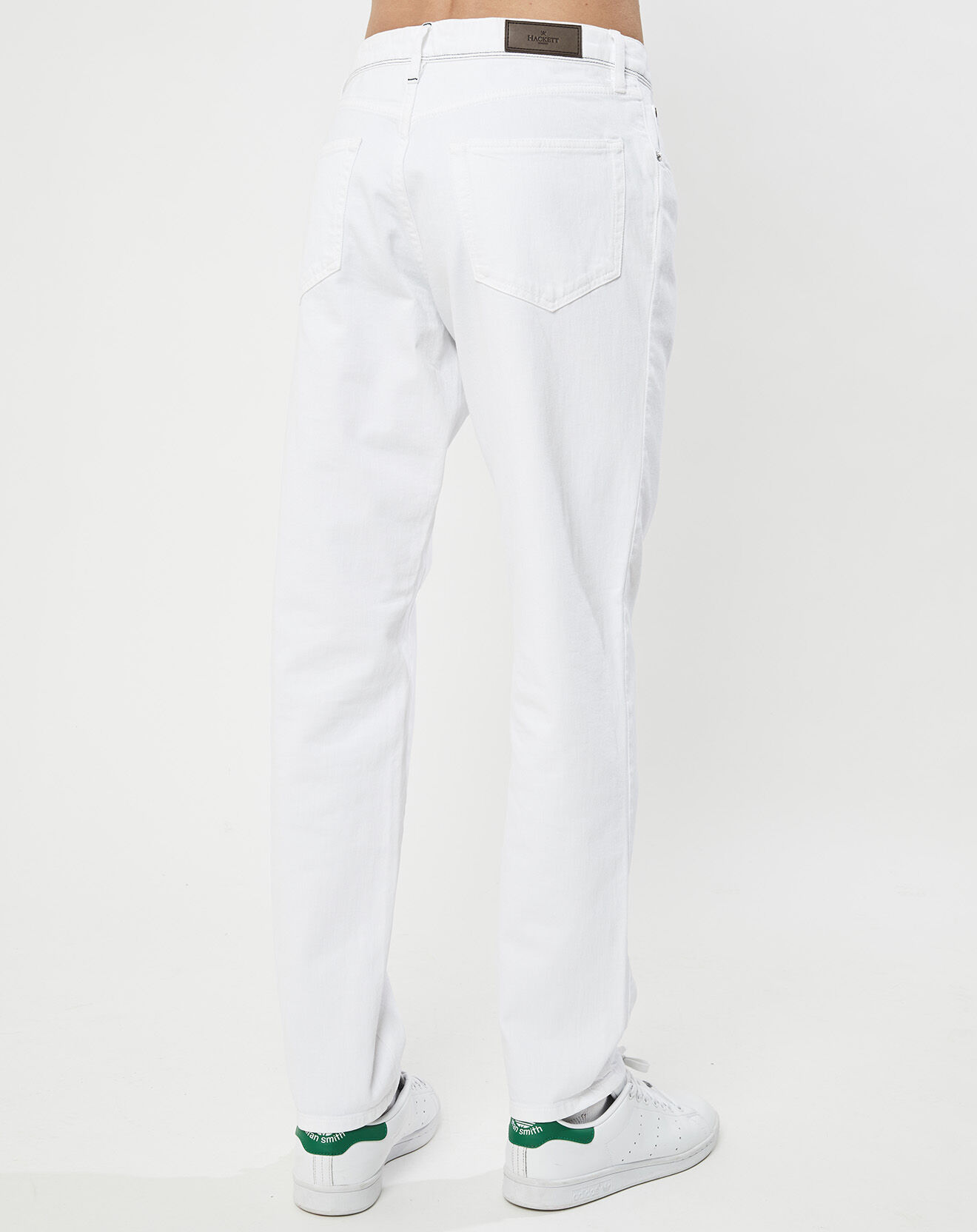 Hackett London Jean uni blanc