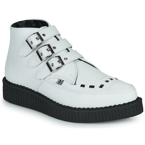TUK - POINTED CREEPER 3 BUCKLE BOOT - Blanc