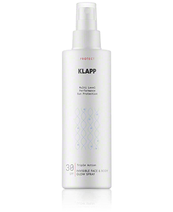 KLAPP Multi Level Performance Sun Protection Triple Action Invisible Face & Body Glow Spray SPF 30 200ml