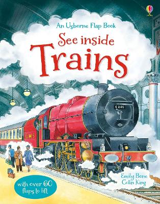 See Inside Trains - See Inside (Board book)