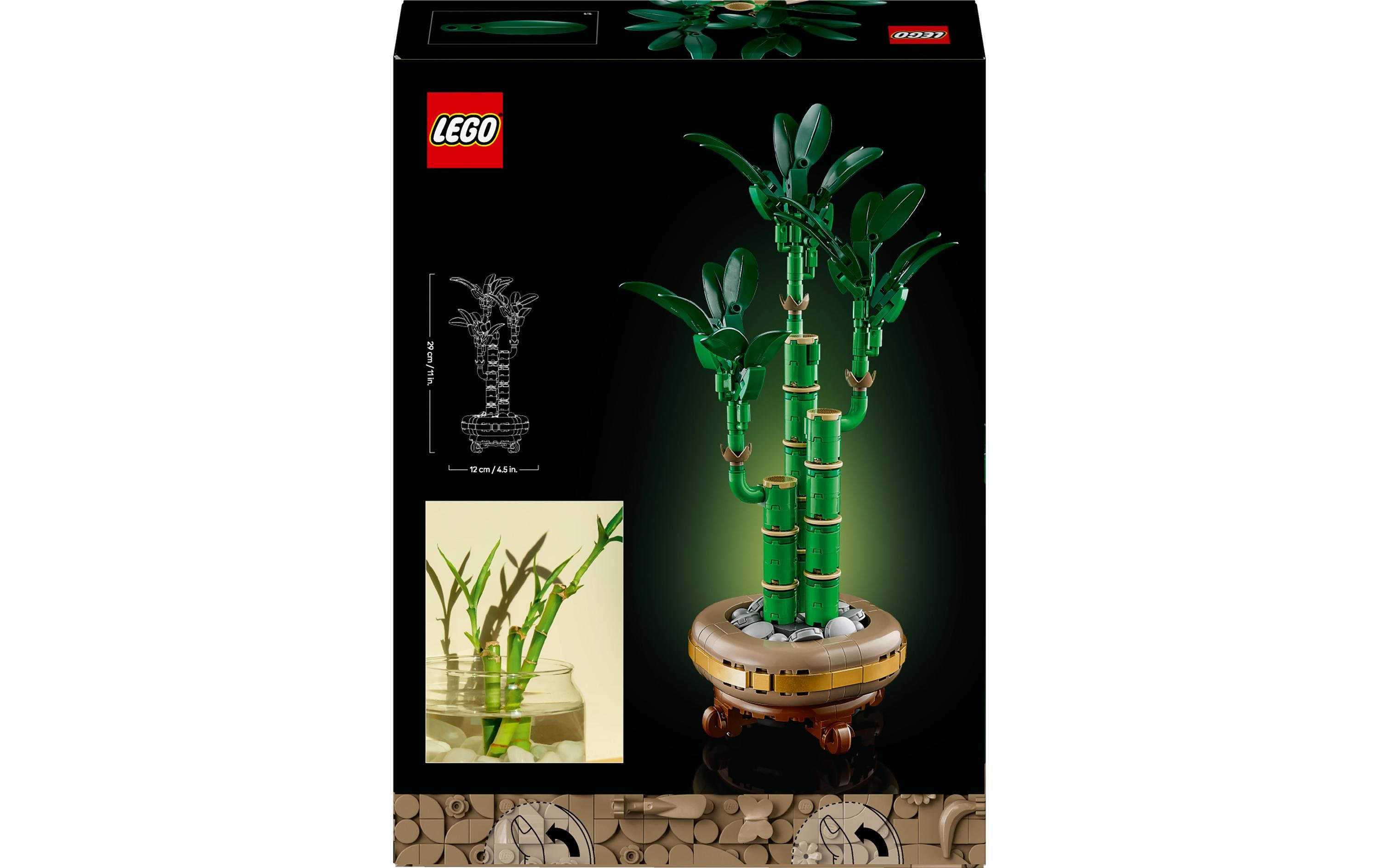 Icons Botanicals Glücks-Bambus 10344Glücksbringer Lego-Pflanze für Zimmerdekoration