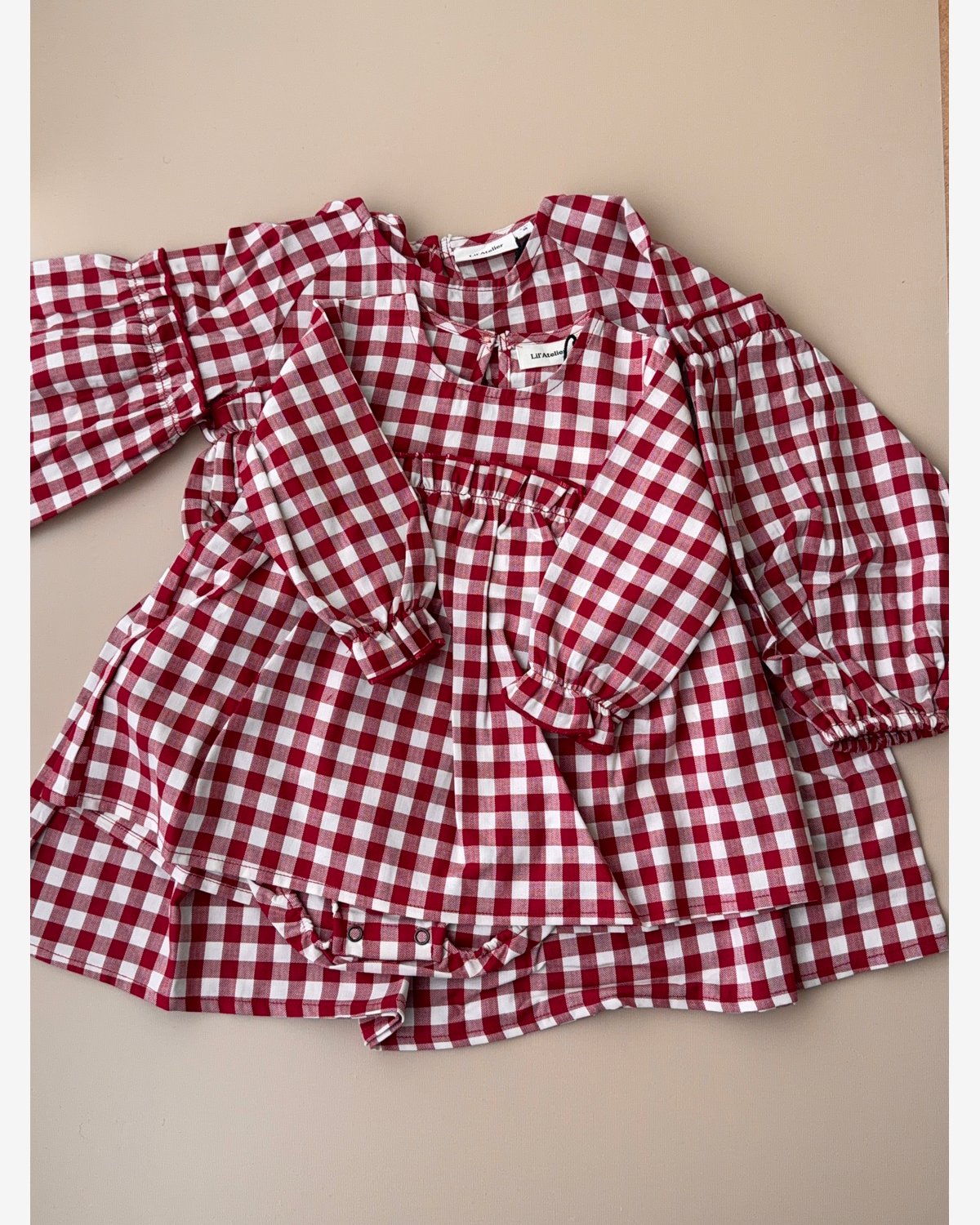 Kjole Baby M/ Volanger – Øko bomull | NBFRIO LS LOOSE BODY DRESS LIL