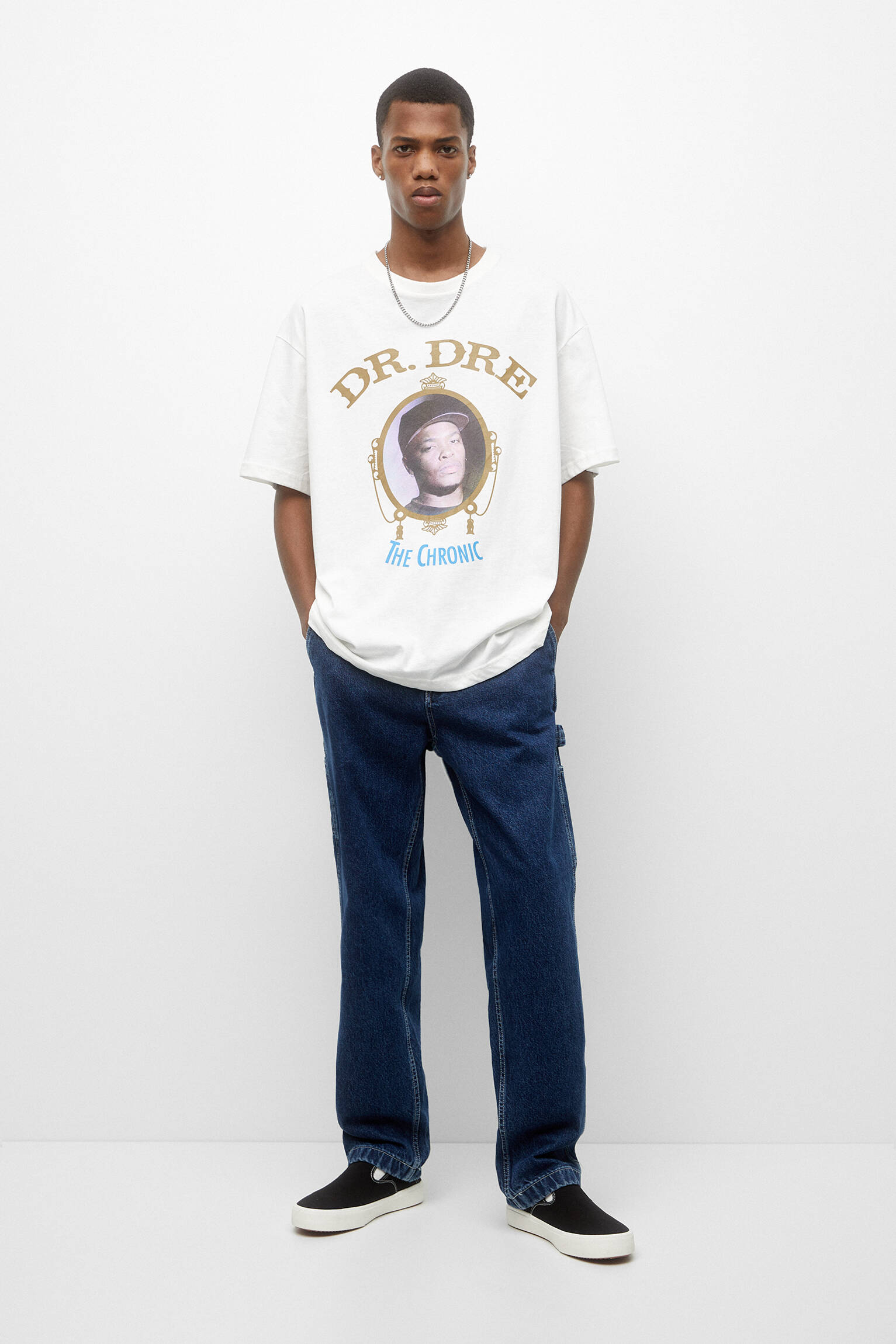 CAMISETA BRANCA DR. DRE - OFF WHITE