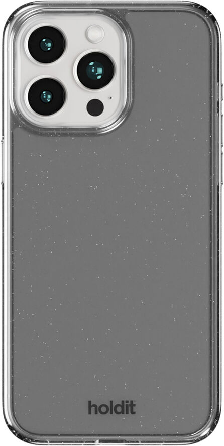 HoldIt Glitter Case iPhone 15 Pro Sort