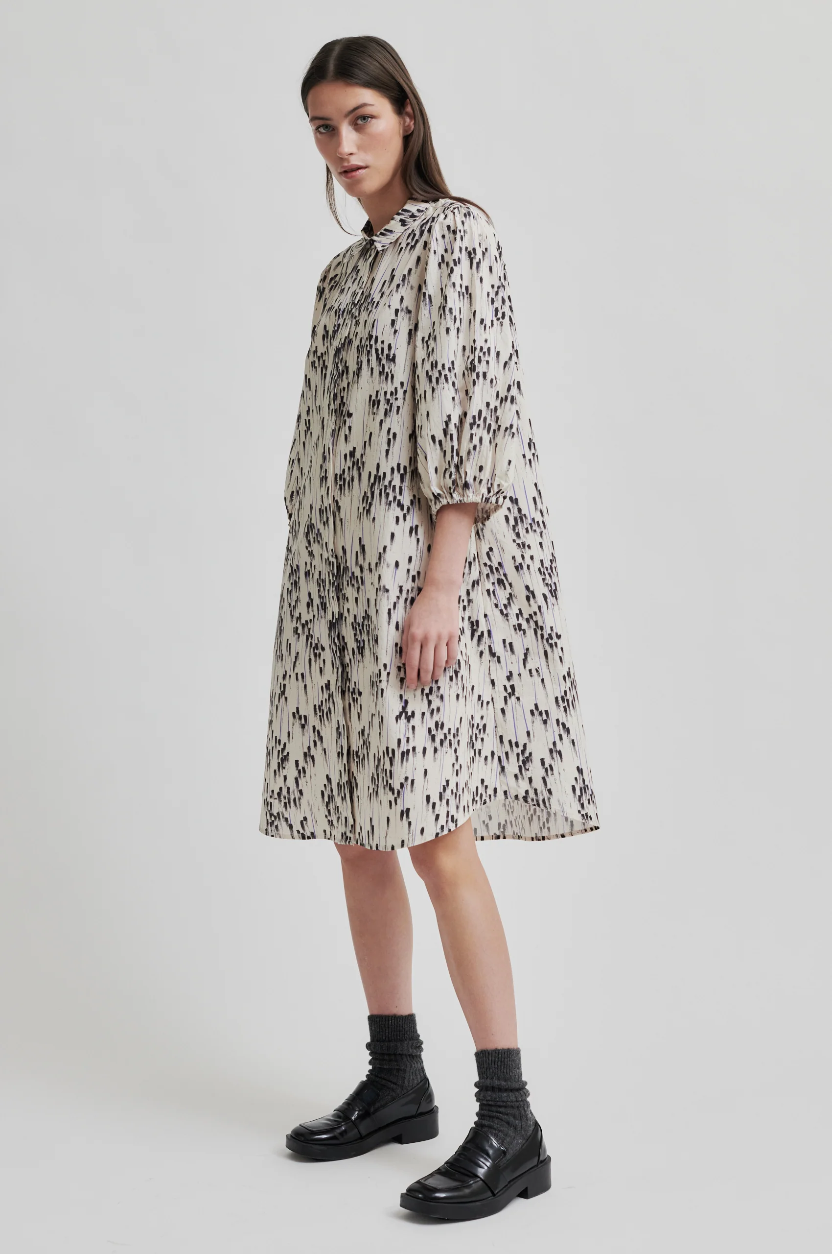 Second Female  Raina Tunic kjole - Silver Birch