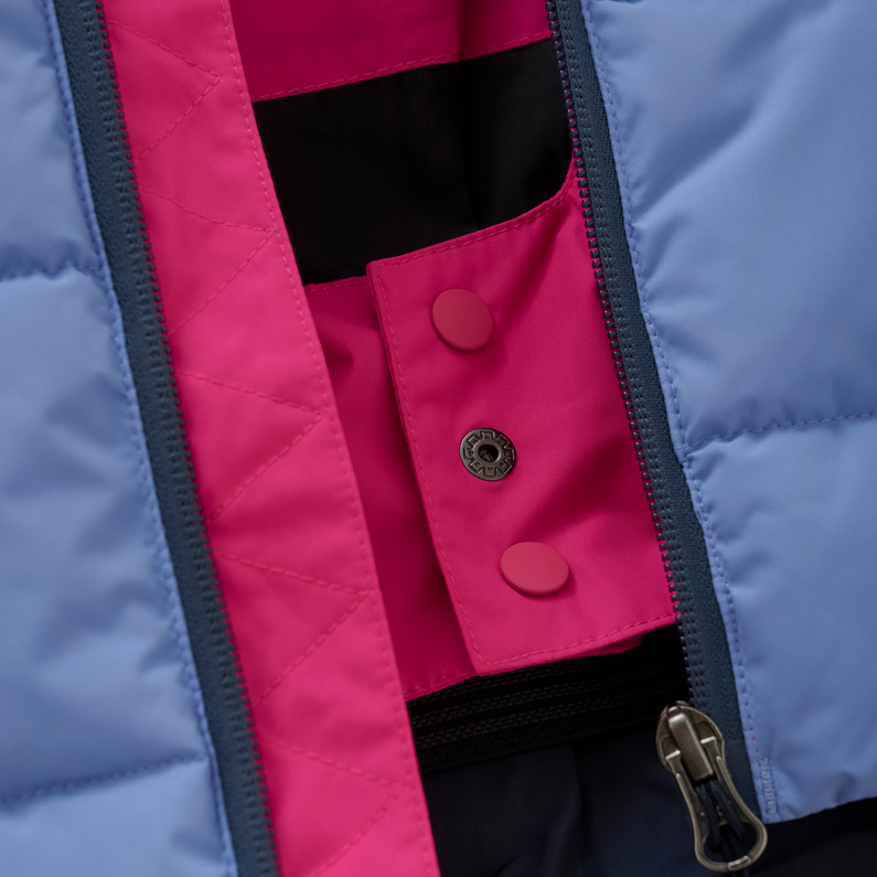 Color Kids Kinder Colorblock Ski Jacke