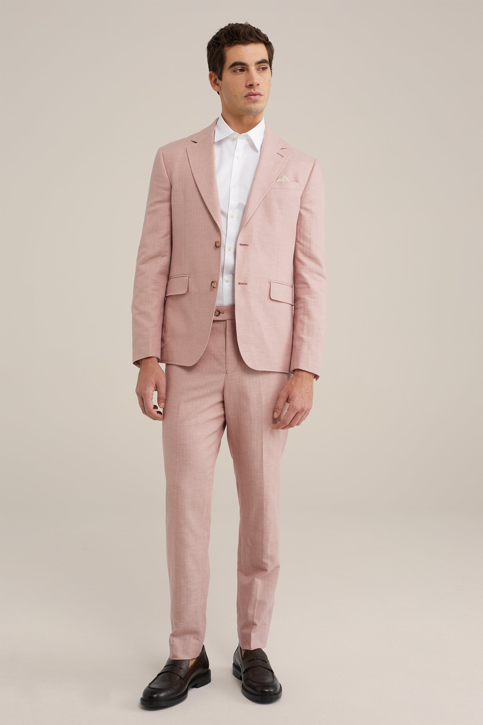 premium linnenmix blazer Van Gils Oudroze