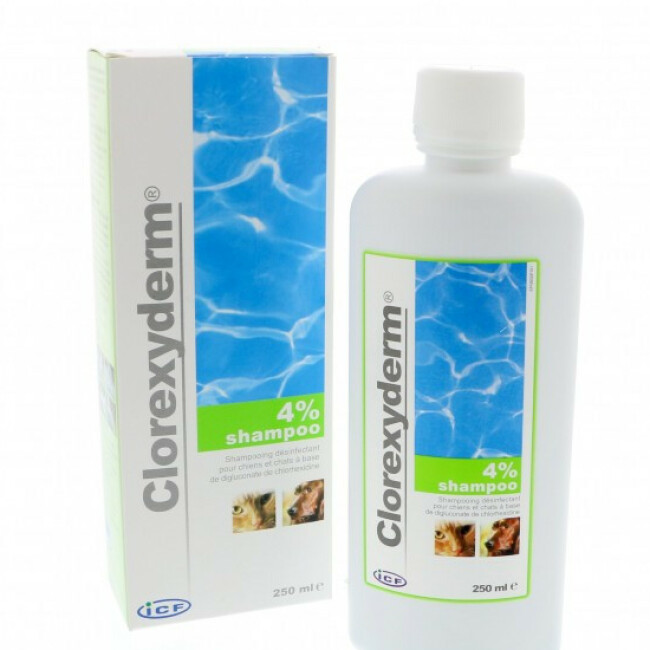 Shampoing traitant Clorexyderm flacon 250 ml