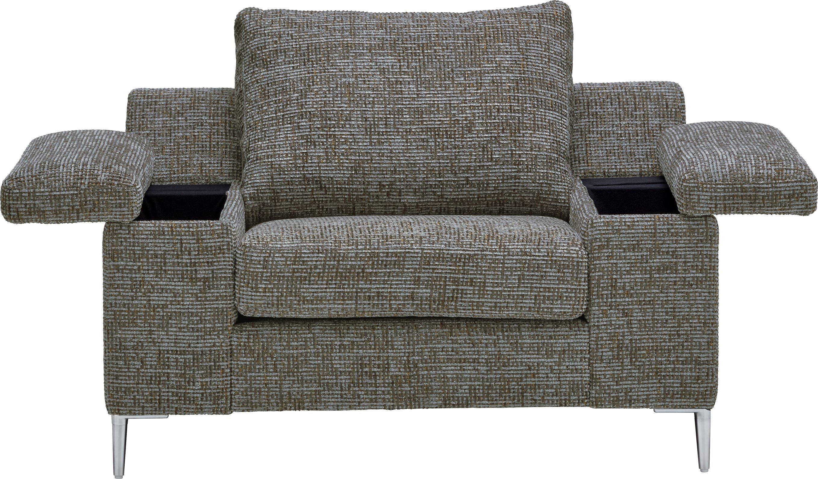 DIENER Sessel - Grün / B: 99.0 cm x T: 92.0 cm x H: 81.0 cm