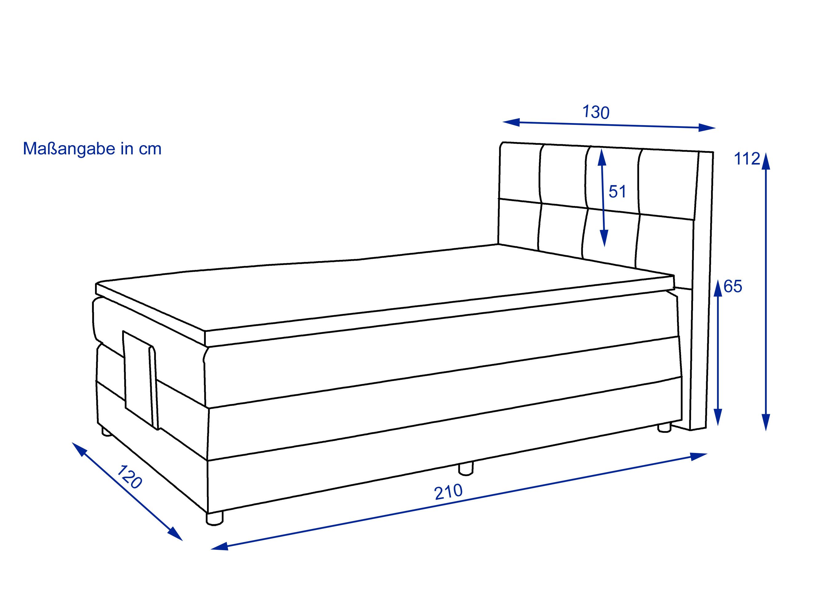 Boxspringbett HARPER BORBA