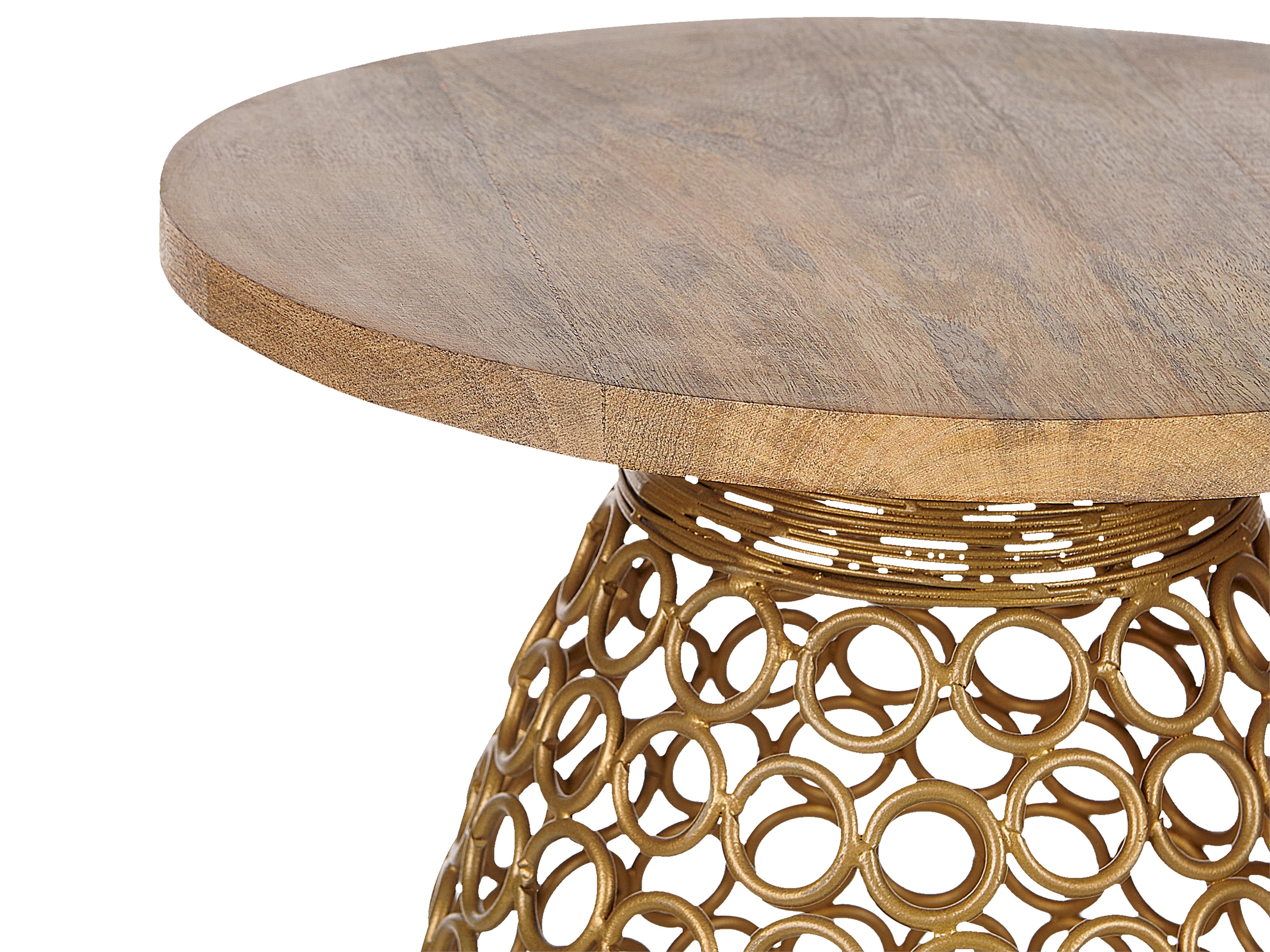 Bijzettafel WAIHI Mangohout Bruin