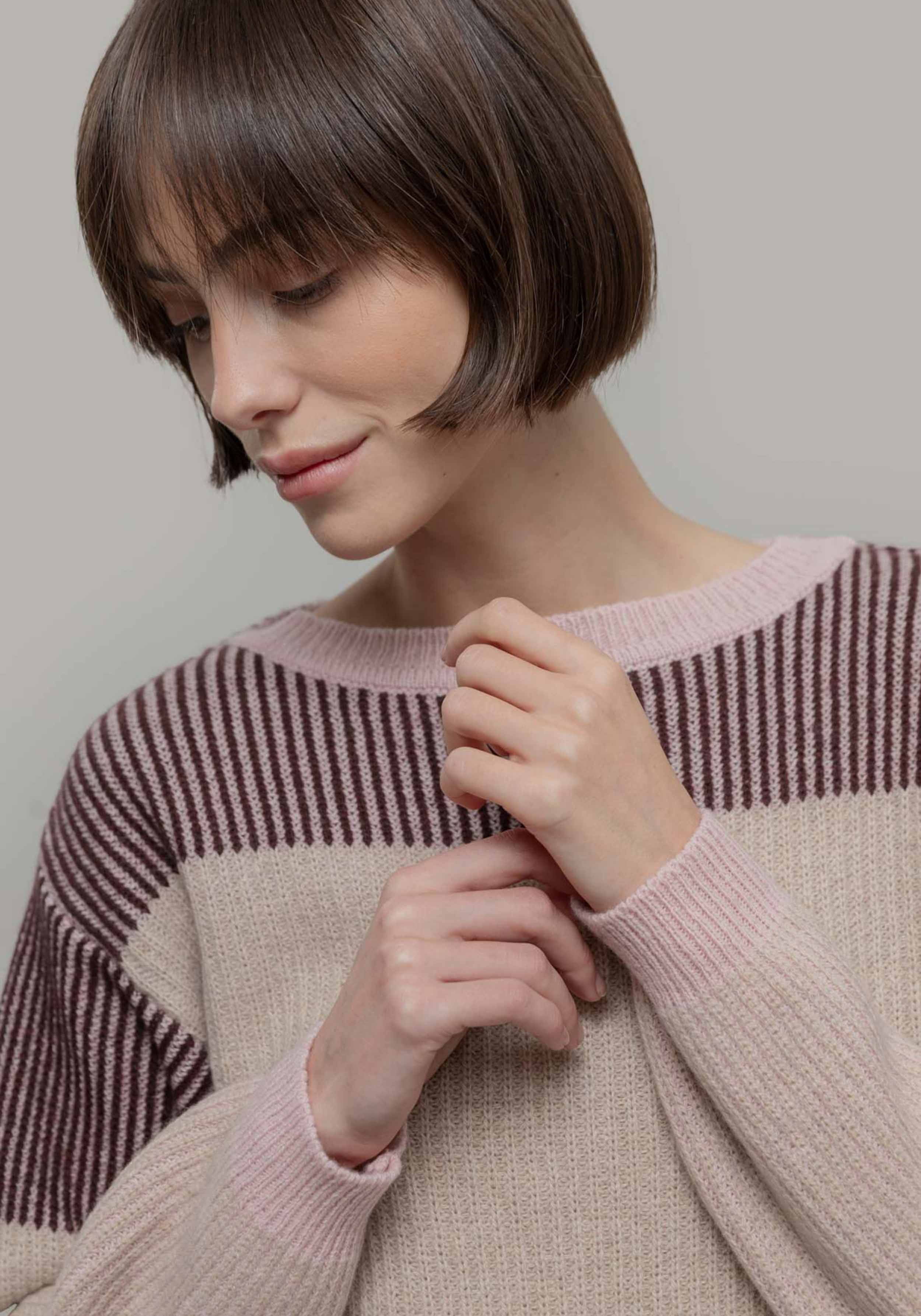 Rifo Kaschmirpullover Miriam Rosa Peonia