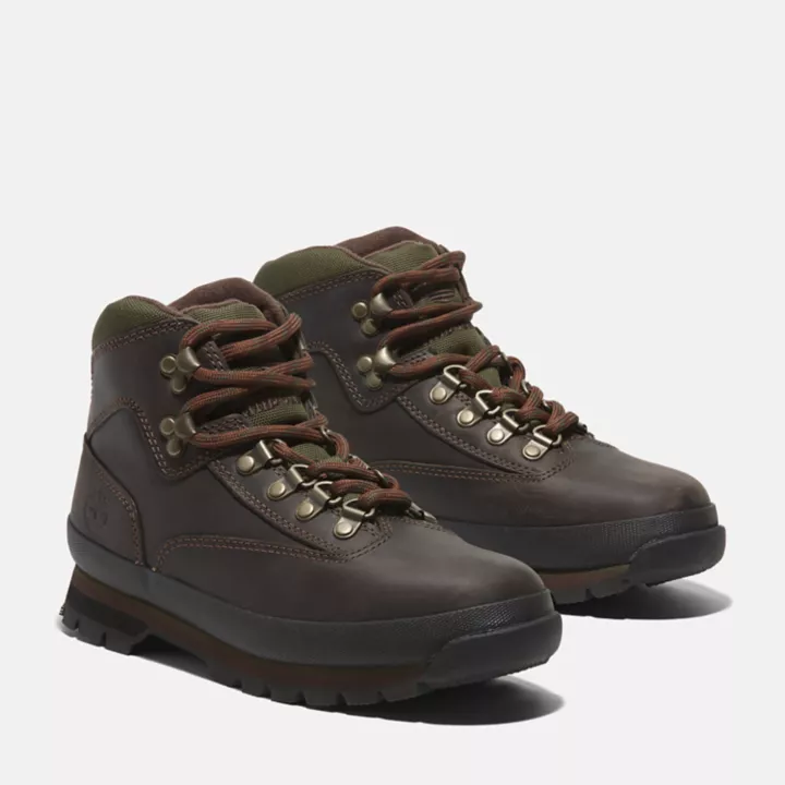 Chaussures de randonnée Euro Hiker pour femme en marron foncé