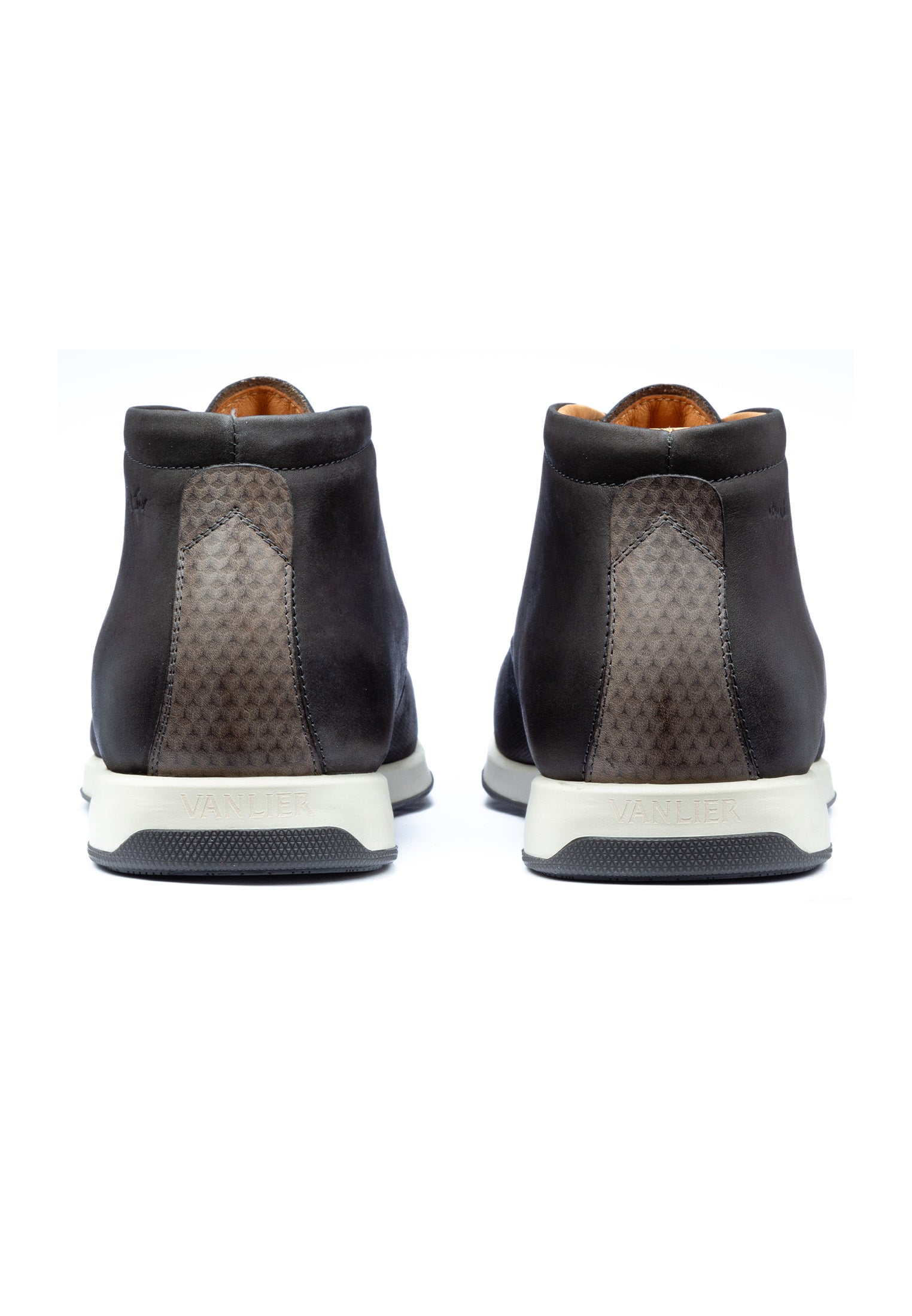 Antraciet grijs nubuck Ticino halfhoge veterschoen