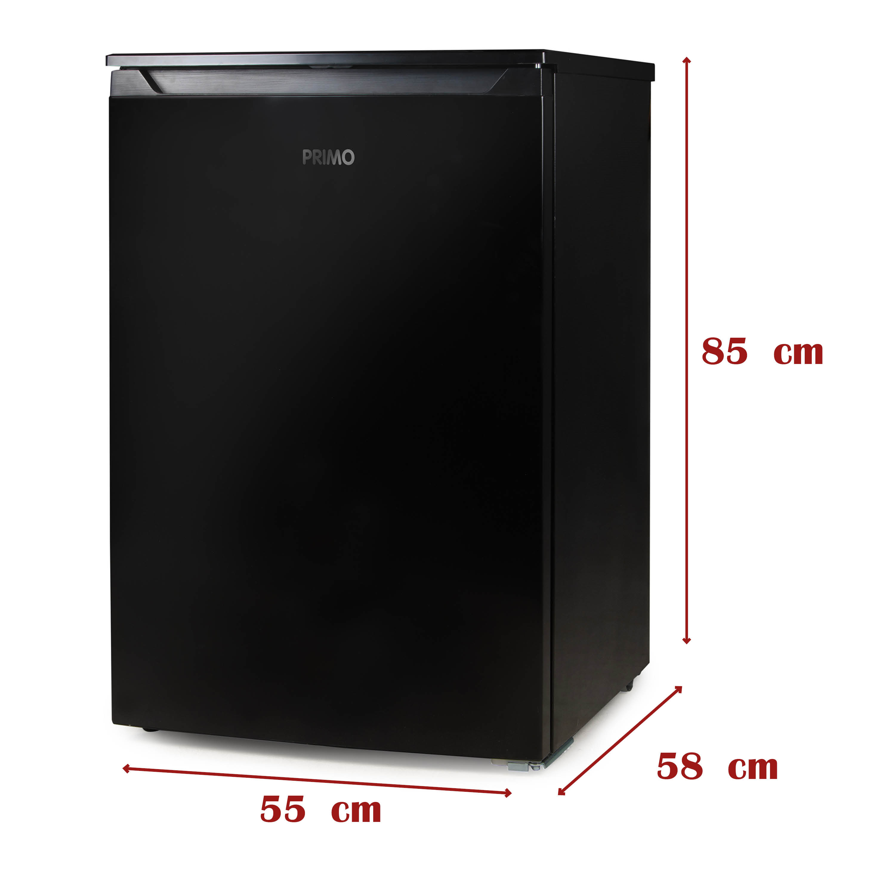 Primo PR191DV 87 liter tafelmodel vriezer - Black