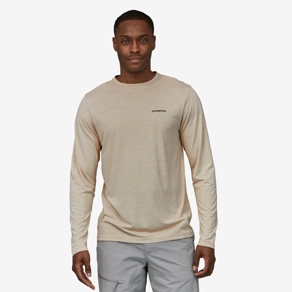 Capilene Herren-Langarmshirt mit coolem Fischmotiv