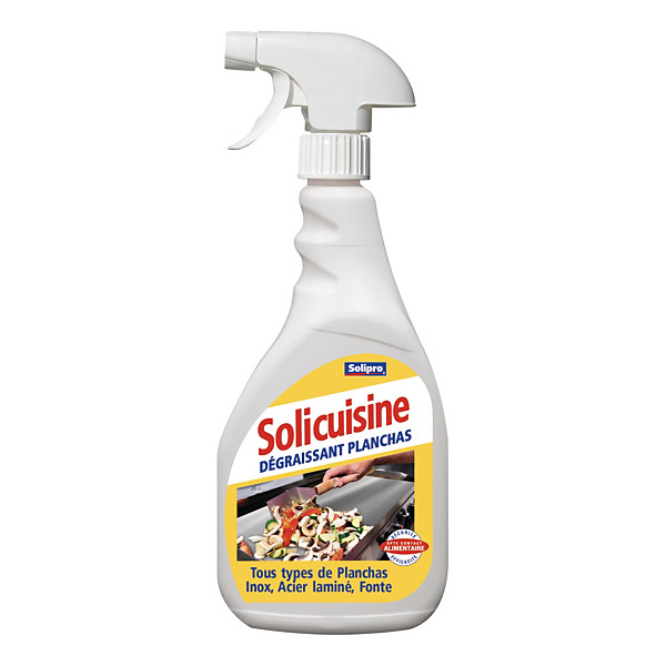 Dégraissant planchas contact alimentaire Solicuisine de Solipro 750 ml