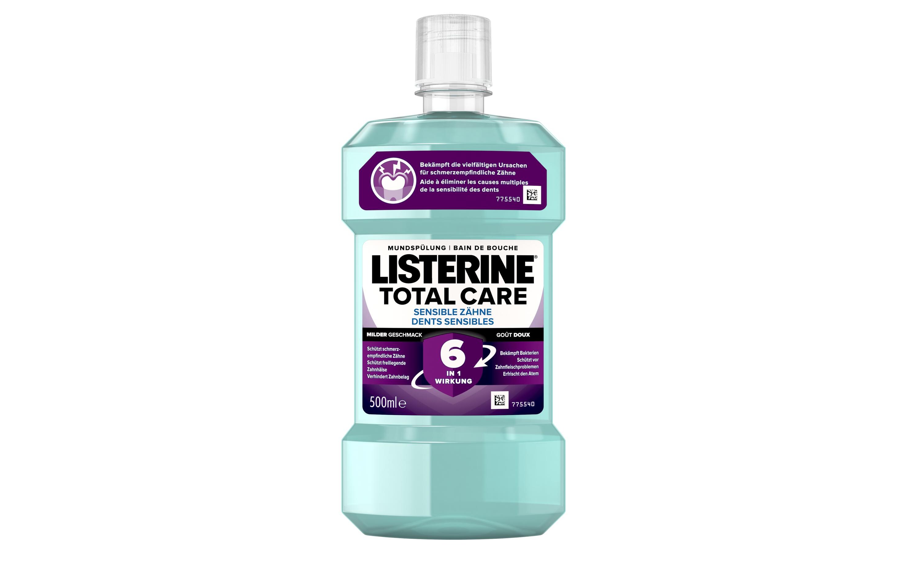 Mundspülung Total Care Sensitive 500 mlMundspülung für schmerzempfindliche Zähne