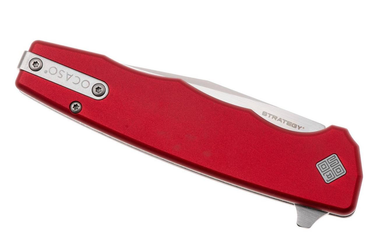 Ocaso Strategy 29RDS, Satin K110, Red Aluminium, zakmes, Mike Wallace design