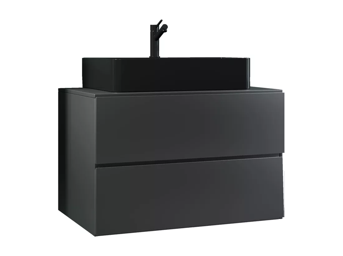Plan de toilette 2 pièces Lavabo Lendas S BL