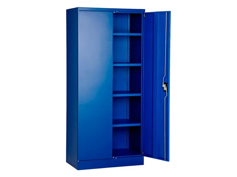 Opbevaringsskab i stål ASKD 1800x800mm Blå