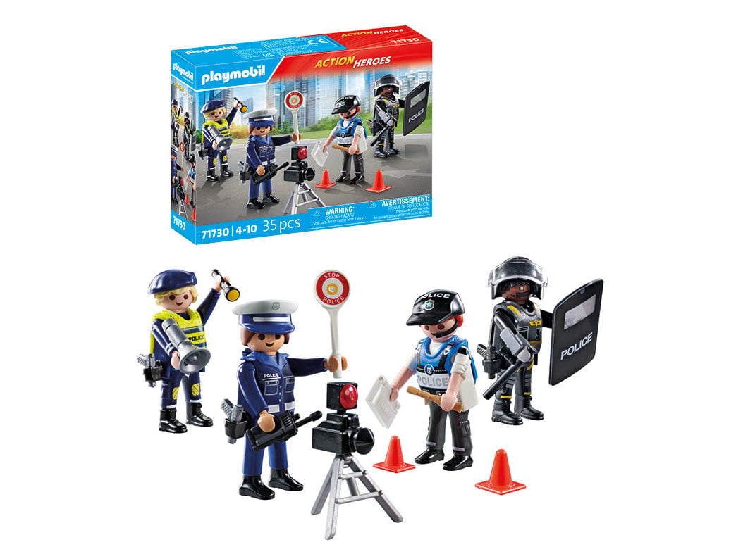 SET FIGURAS POLÍCIA PLAYMOBIL