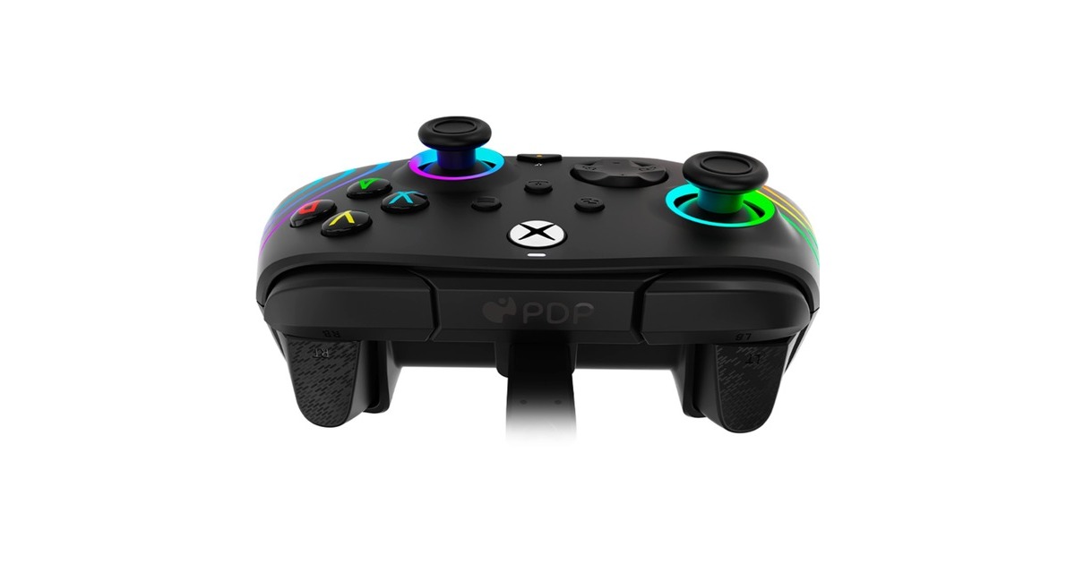 PDPWired Controller - Afterglow Wave  (Zwart, Xbox Series X|S, Xbox One, PC)
