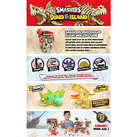 Smashers Dino Island Giant Skull