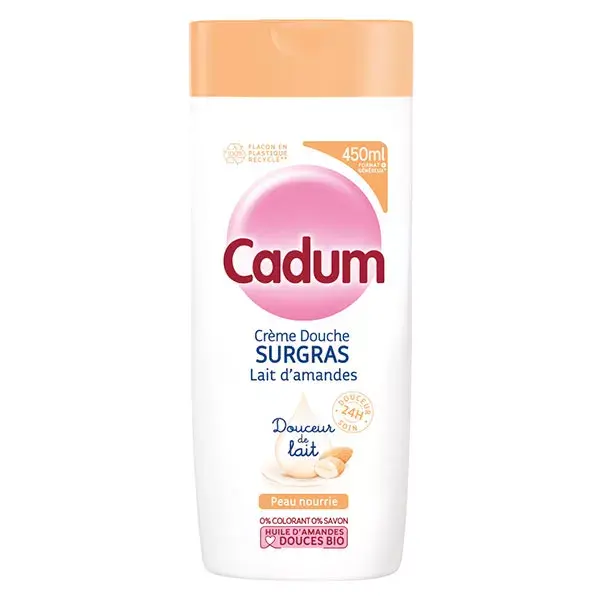 Creme de Banho Suavizante com Leite de Amêndoas Doces Orgânico Cadum 450ml