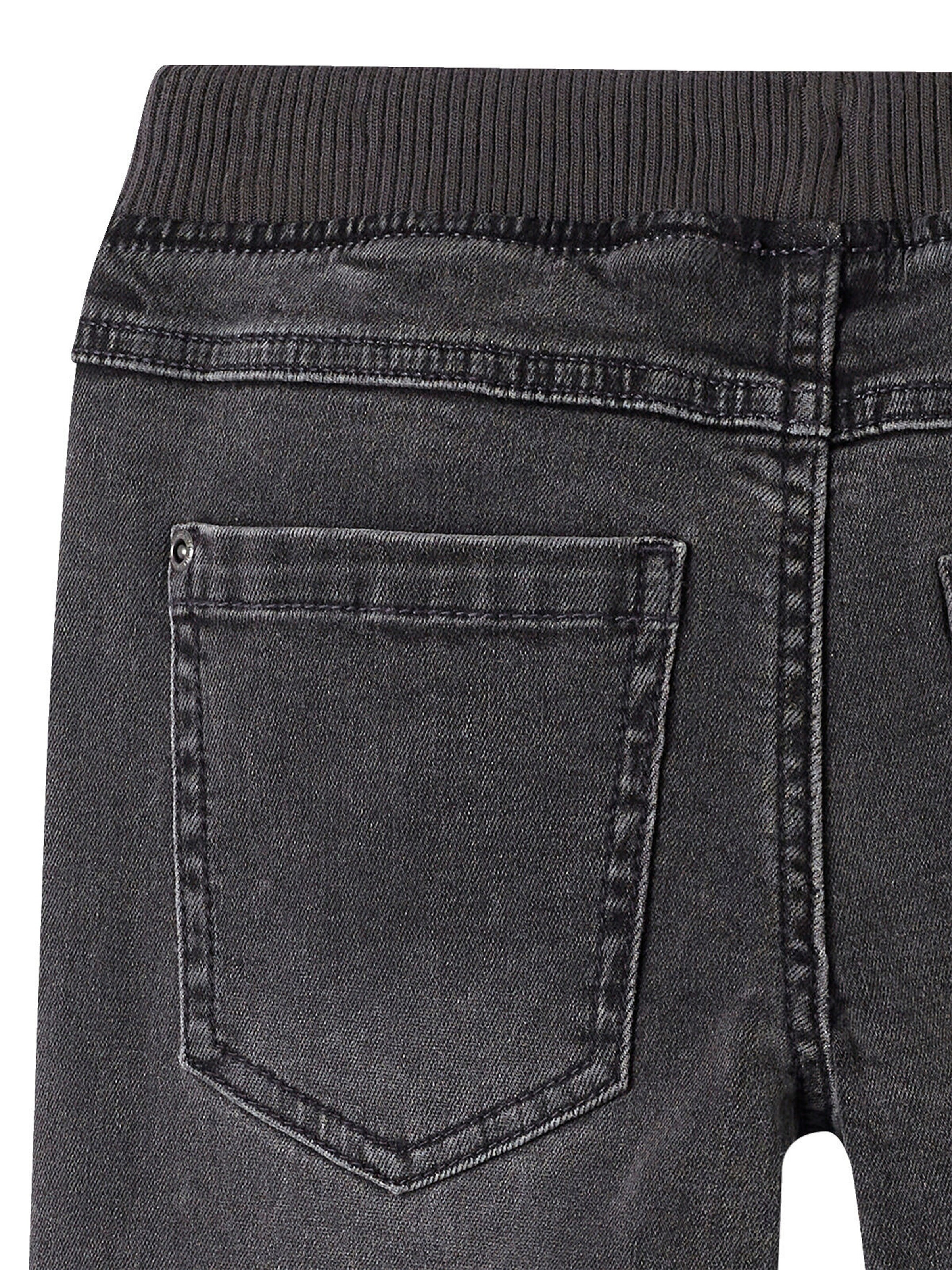 Vertbaudet Die UNVERWÜSTLICHE, robuste Jungen Jeans mit Dehnbund WATERLESS grauer denim