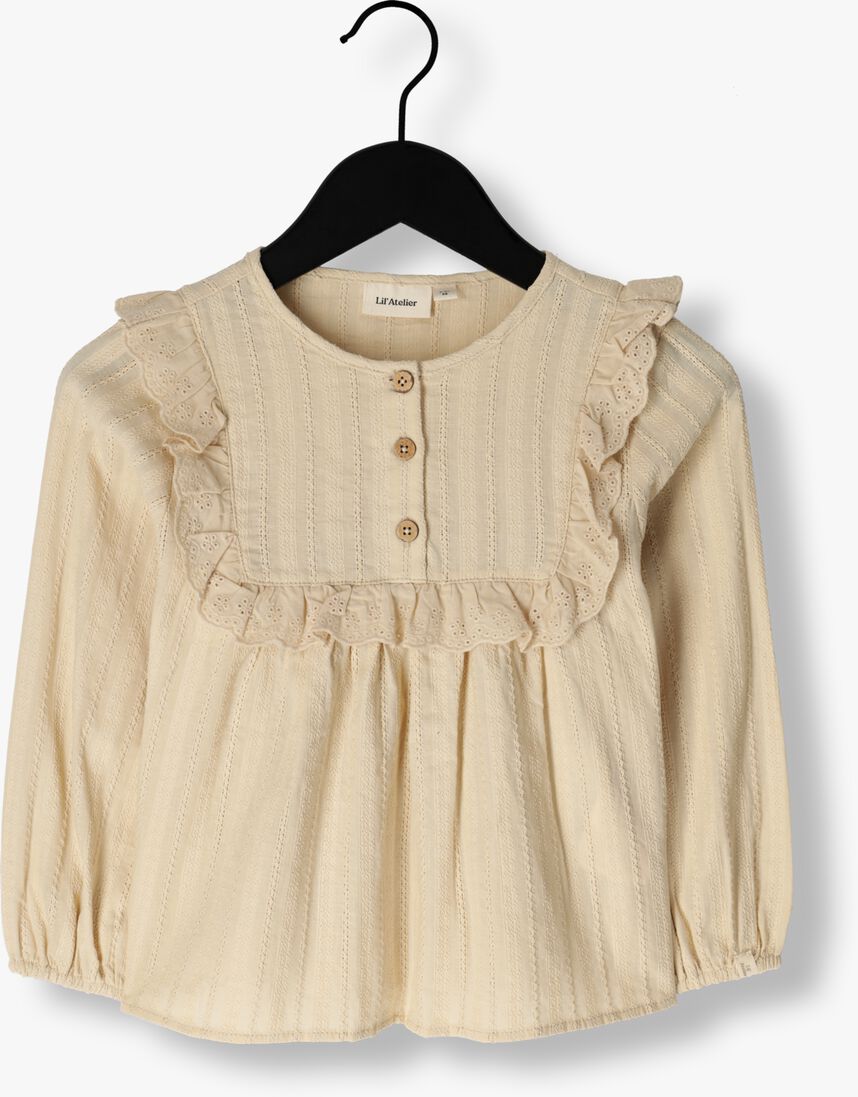 LIL\\' ATELIER beige lil' atelier blouse nmfoya ls loose shirt