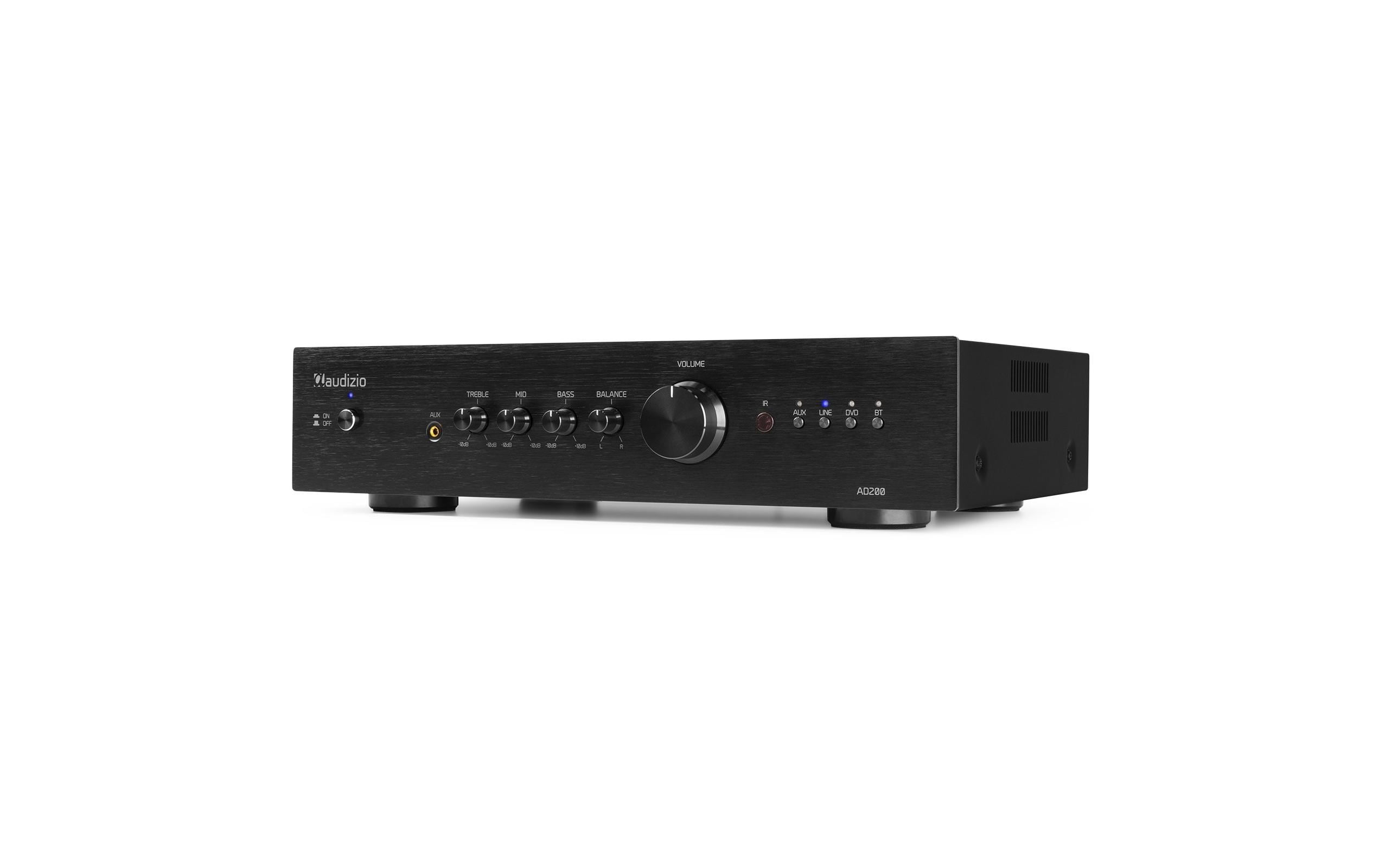 Stereo-Verstärker AD200B Schwarz<br>Vielseitiger 2-Kanal-Verstärker mit grosser Funktionalität