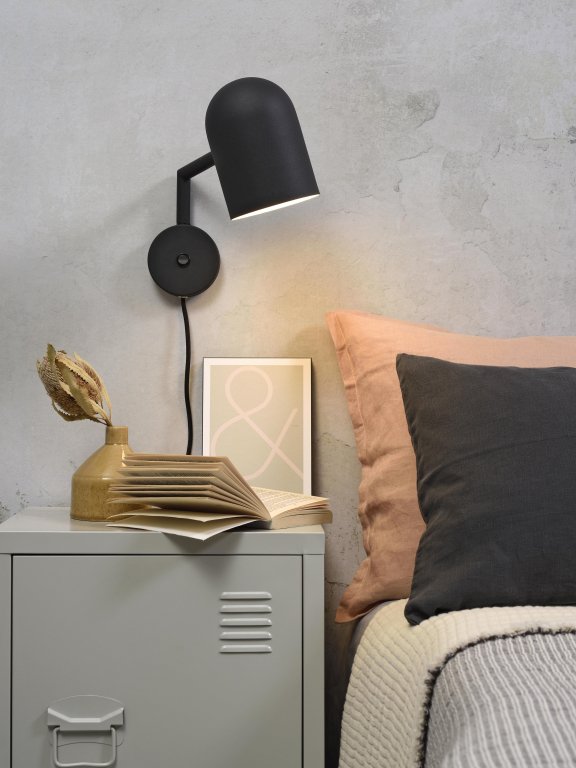 It's about Romi Marseille wandlamp zwart