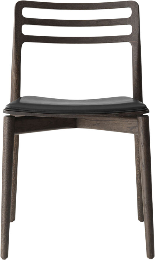 Vipp Vipp481 Cabin chair, Dark oak w/black leather Sort & brun