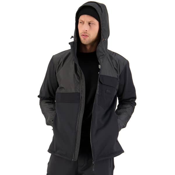 Veste polaire MONS ROYALE M DECADE MID HOODY BLACK