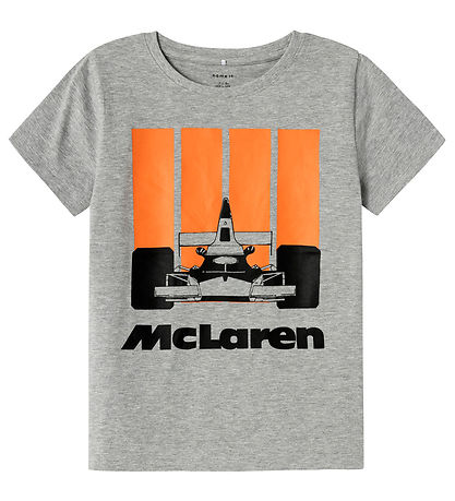 Name It McLaren T-Shirt - NkmMateo - Grey Melange