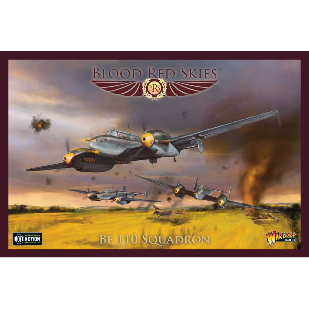 Blood Red Skies - German Bf 110 Squadron, 6 planes