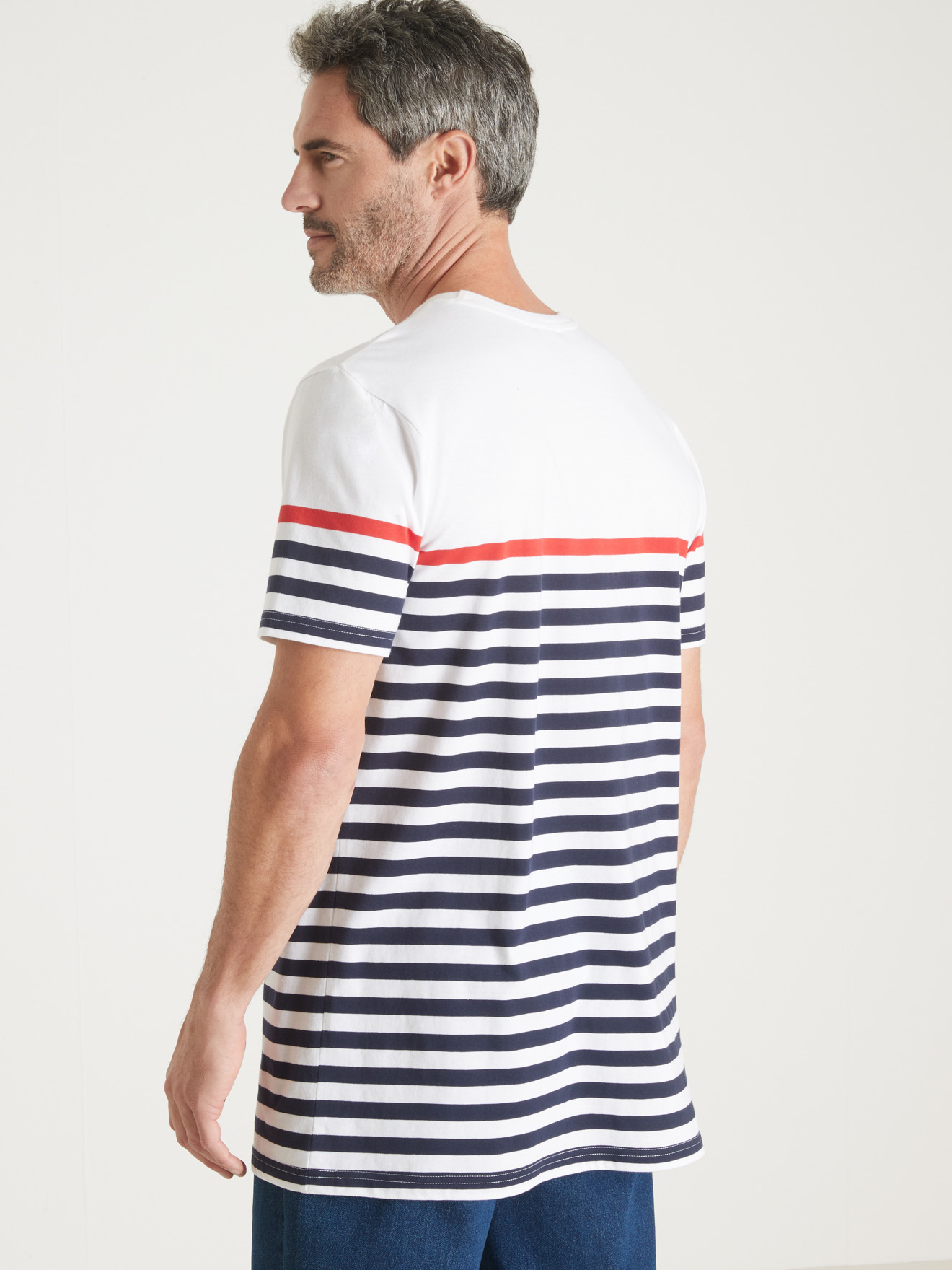 Tee-shirt marinière manches courtes