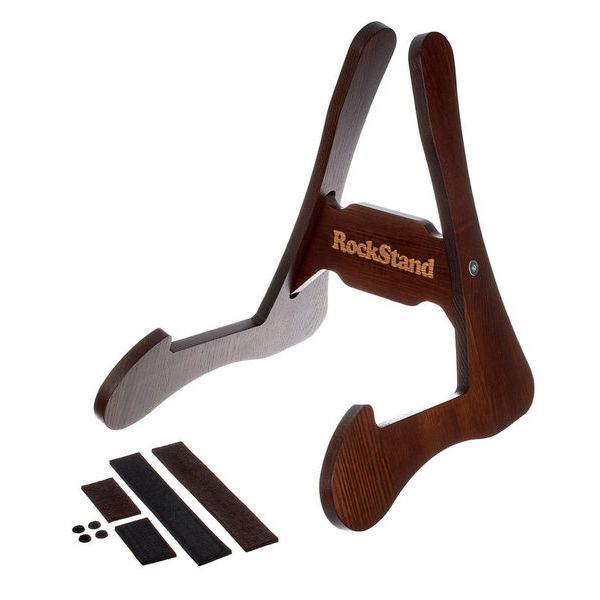 RockStand Wood A-Frame Stand Brown Oak