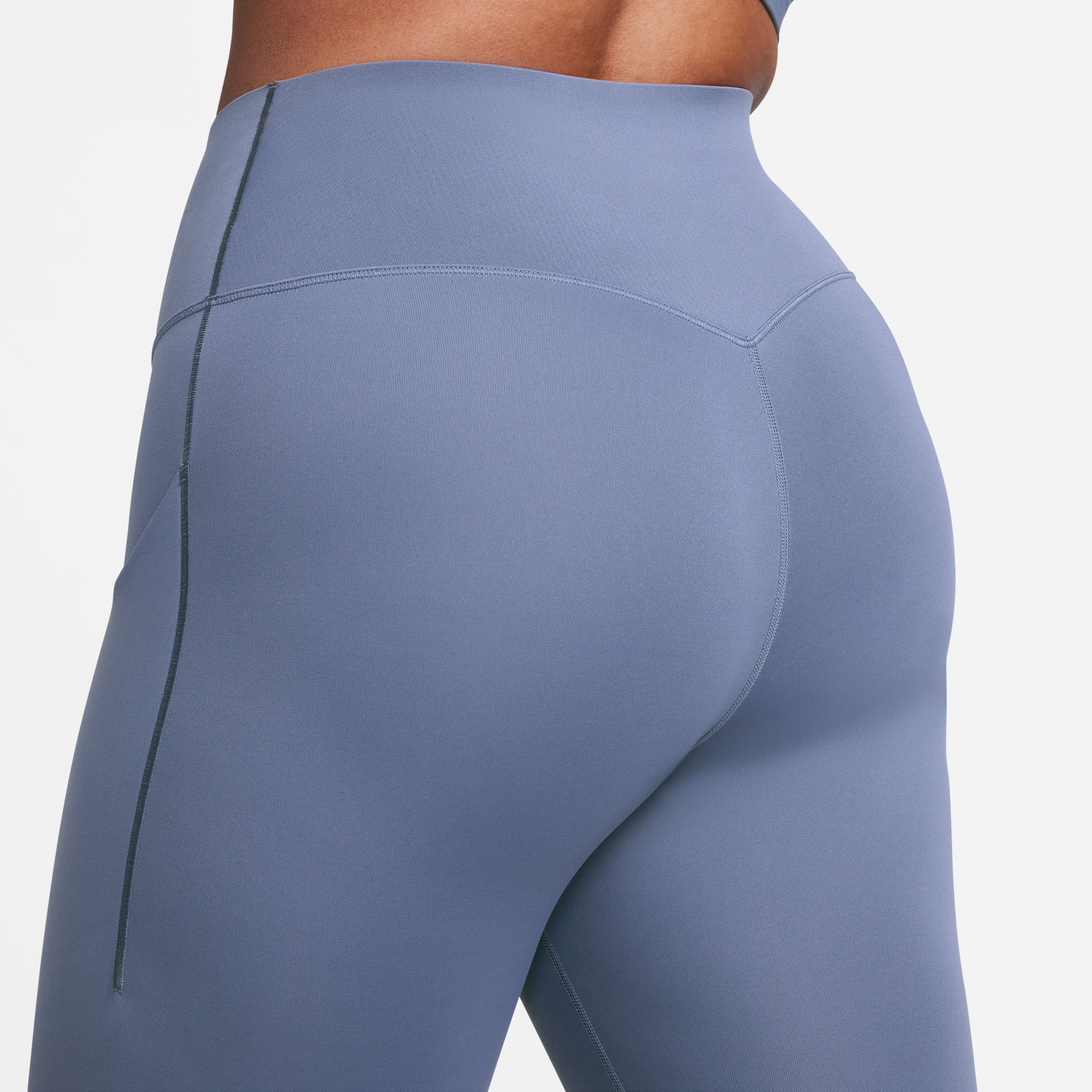 Universal High-Waisted 7/8 Leggings Dame 491/Diffused Blue/Black