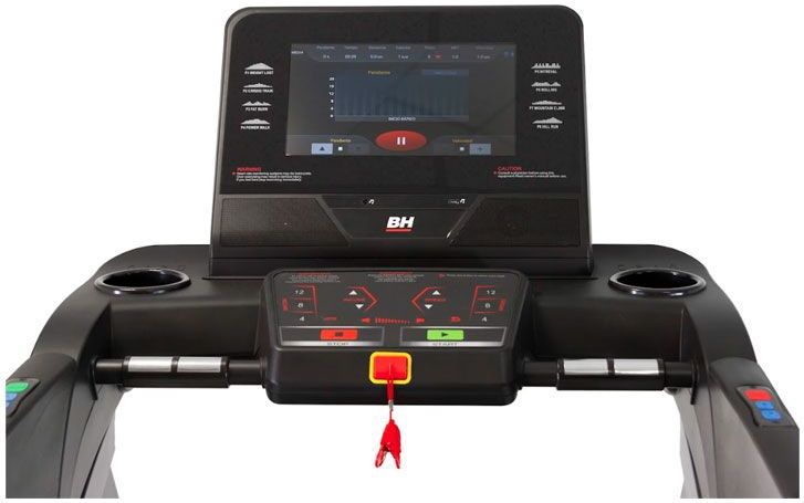 BH - Vanquish Multimedia II - Loopband - Snelheid tot 22 km/u - Elektrische Helling 12% - Loopoppervlak 55 cm