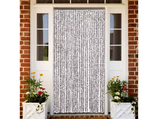 Moustiquaire marron et beige 118x220 cm chenille